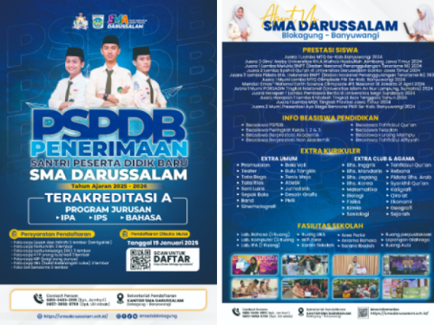 Penerimaan Santri Dan Peserta Didik Baru Tahun Ajaran 2025/2026