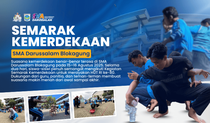 Meriah! Semarak Kemerdekaan di SMA Darussalam Blokagung